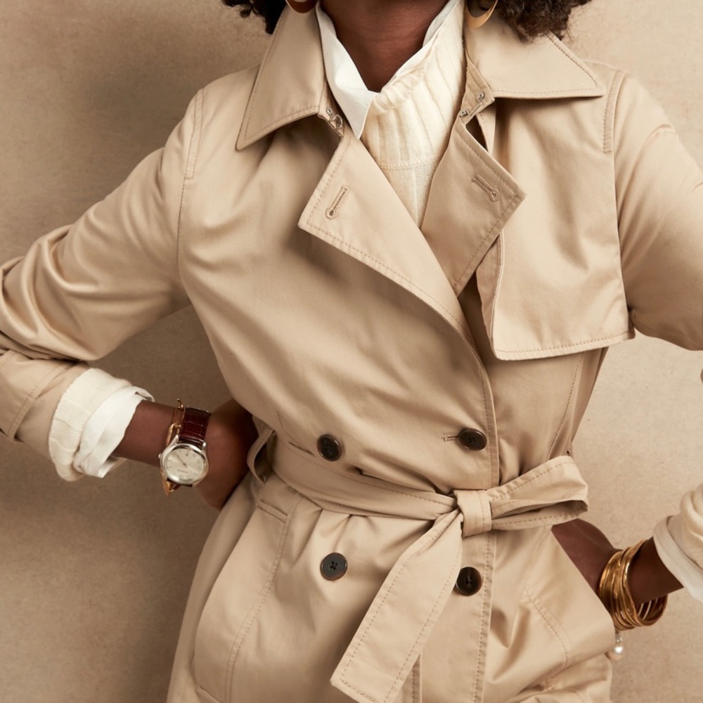NWOT Banana Republic Trench Coat